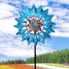 Wind Spinner 48IN small Wind catcher Colorful Lawn Dual Direction Decor Flower Lover Outdoor Sale