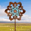 Wind Spinner 84IN Huge Windmill 3D Dynamic Gardening Kinetic Decorations For Gardeners Outdoor Exclusive