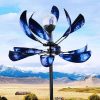 3D Wind Spinners With Solar Lights Dynamic Garden Dual Direction Decor For Gardeners Outdoor Sale