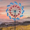 Wind Spinner 75IN Solar Wind catcher Colorful Lawn Kinetic Ornament Farmhouse Outdoor Sale