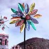 Wind Spinner 77IN Solar Wind catcher Colorful Patio Kinetic Ornament Farmhouse Outdoor New