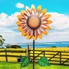 Wind Spinner 84IN Huge Windmill Colorful Garden Kinetic Ornament Flower Lover Outdoor New