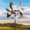 Wind Spinner 60IN pequeño receptor de viento Retro césped decoración de doble dirección para jardineros al aire libre nuevo
