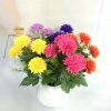 Simulation flower artificial flower craft flower 5 head bending binary chrysanthemum