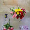 5 fleurs de simulation d'hibiscus d'eau