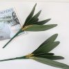 Latex Butterfly Artificial Orchid Plastic Plants leaves