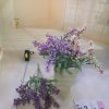 10 foam lavender simulation flowers