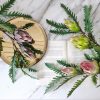 valentine’s day decoration wedding flower 2 heads artificial protea cynaroides tropical flower king protea flower