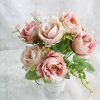 Silk Artificial Flowers Rose for Wedding Bouquet Mother’s Day