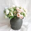 Home decoration colorful artificial peony bouquet silk artifical flower