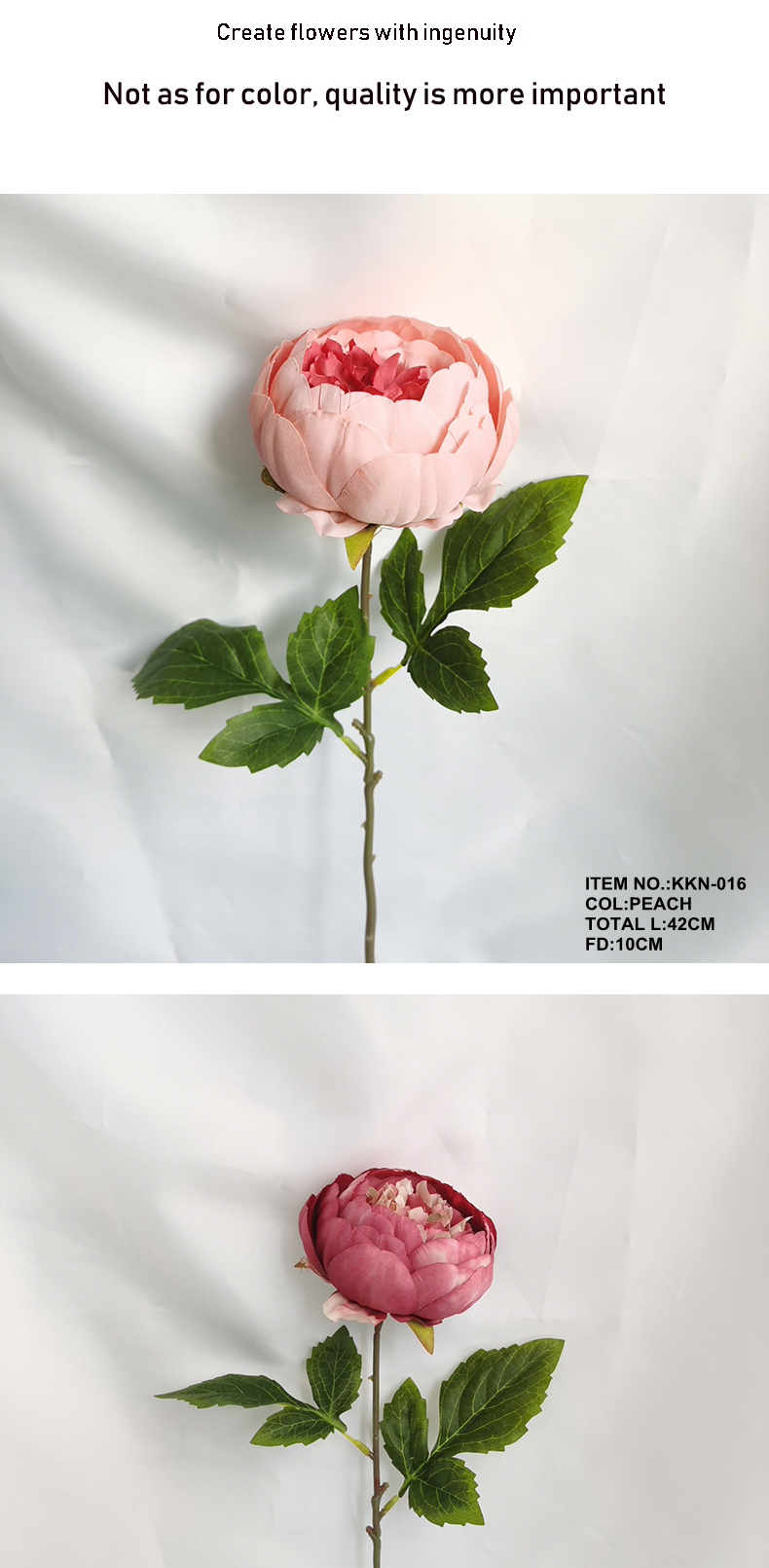 high quality artificial peony silk flower manufacturer simulation flowers home wedding decoration peony flowers