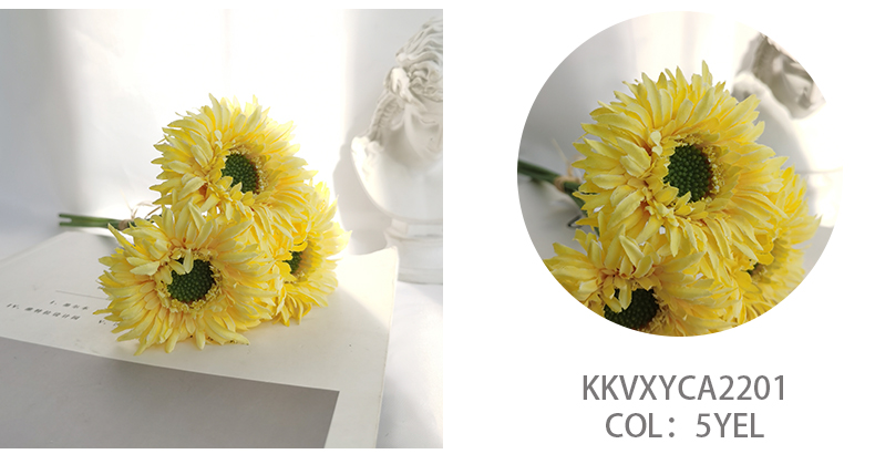 Silk flowers manufacturer daisy bouquet party home wedding table decoration artificial flowers