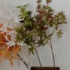 Artificial flower Autumn leaves plants branch simulation fall maple leaf stem for home decor