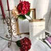 Amazon top seller decorative flowers for home decor artificial 67cm silk hydrangea spray artificial flowers
