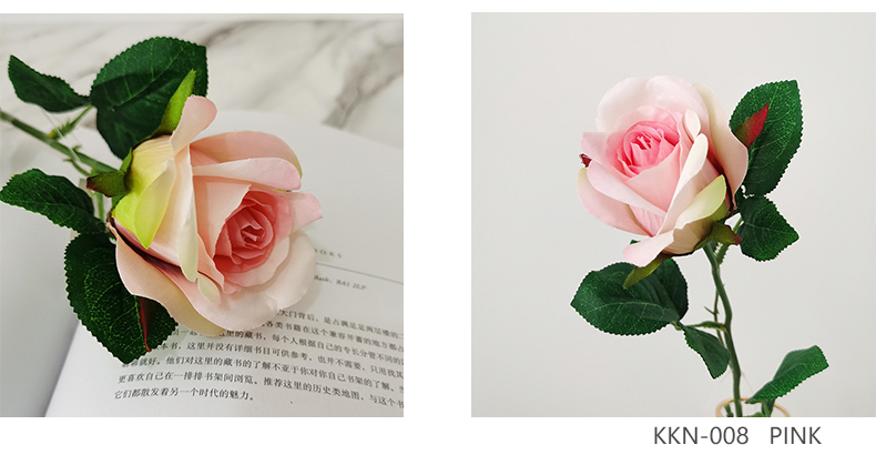 Дешевые шелковые цветы Искусственные розы цветочные ветки для украшения дома популярная имитация декора стебля розы