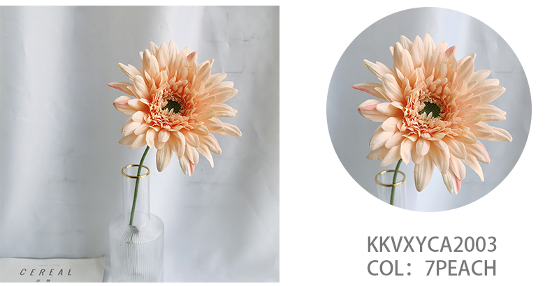 Wedding home decoration artificial flowers manufacturer simulation african daisy silk decorative flower