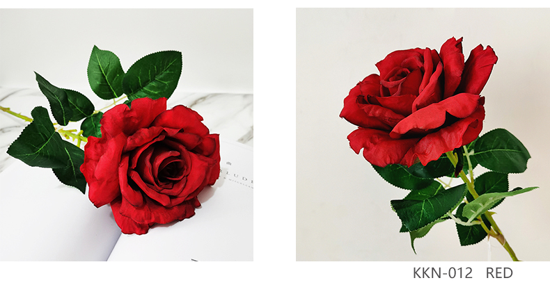 Artificial silk flower manufacturer wedding simulation rose flower party home decor