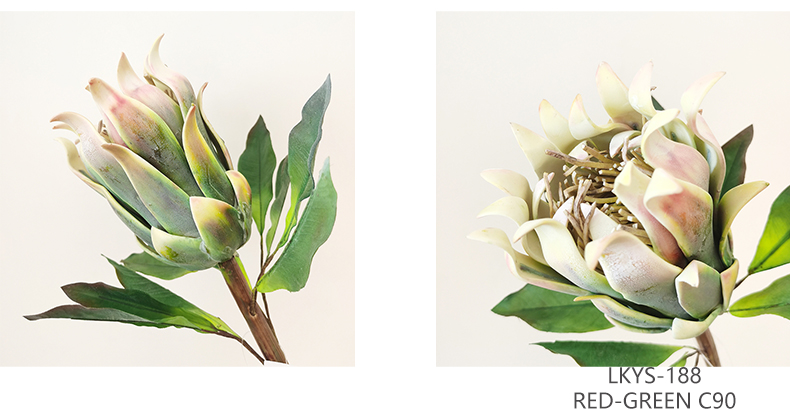 Artificial flower plastic giant protea cynaroides king protea wedding decoration flower