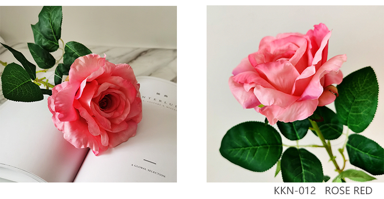 Artificial silk flower manufacturer wedding simulation rose flower party home decor