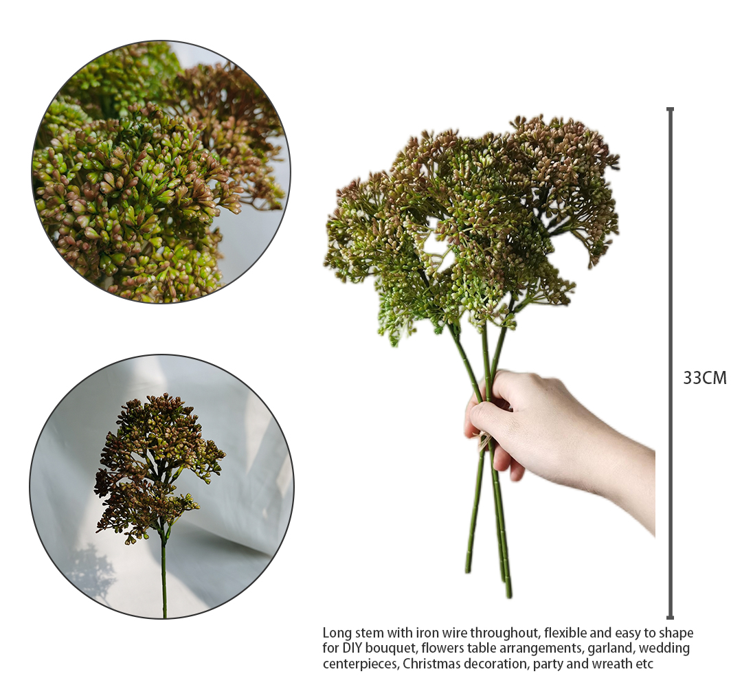Amazon top seller artificial flowers fake berries bouquet artificial plant manufacturer