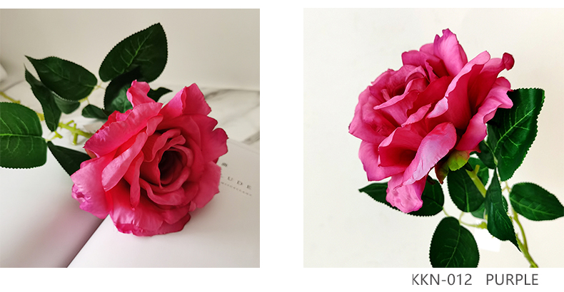 Artificial silk flower manufacturer wedding simulation rose flower party home decor