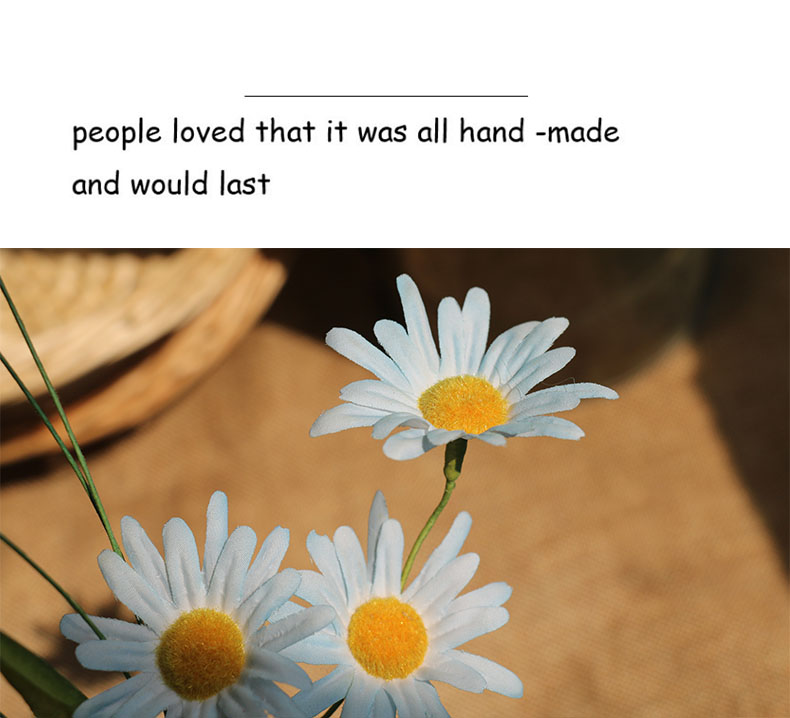 home decor 2022 elegant temperament simulation wild flowers high quality home creative decoration artificial grass flower