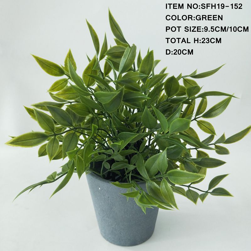 New High Quality Artificial Green Plant Pot  For Home Decoration