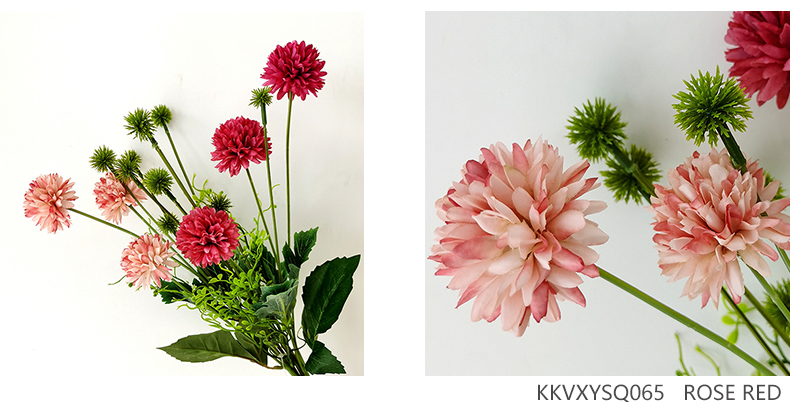 Simulation silk flower wedding home party table decor artificial dandelion flower manufacturer