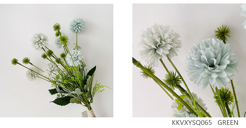 Simulation silk flower wedding home party table decor artificial dandelion flower manufacturer