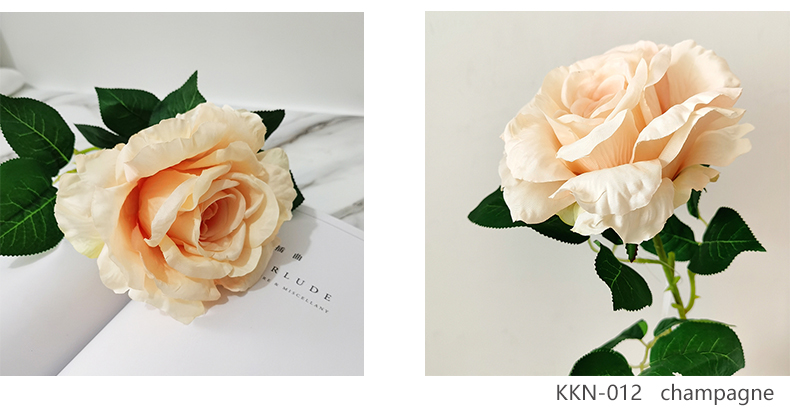 Artificial silk flower manufacturer wedding simulation rose flower party home decor