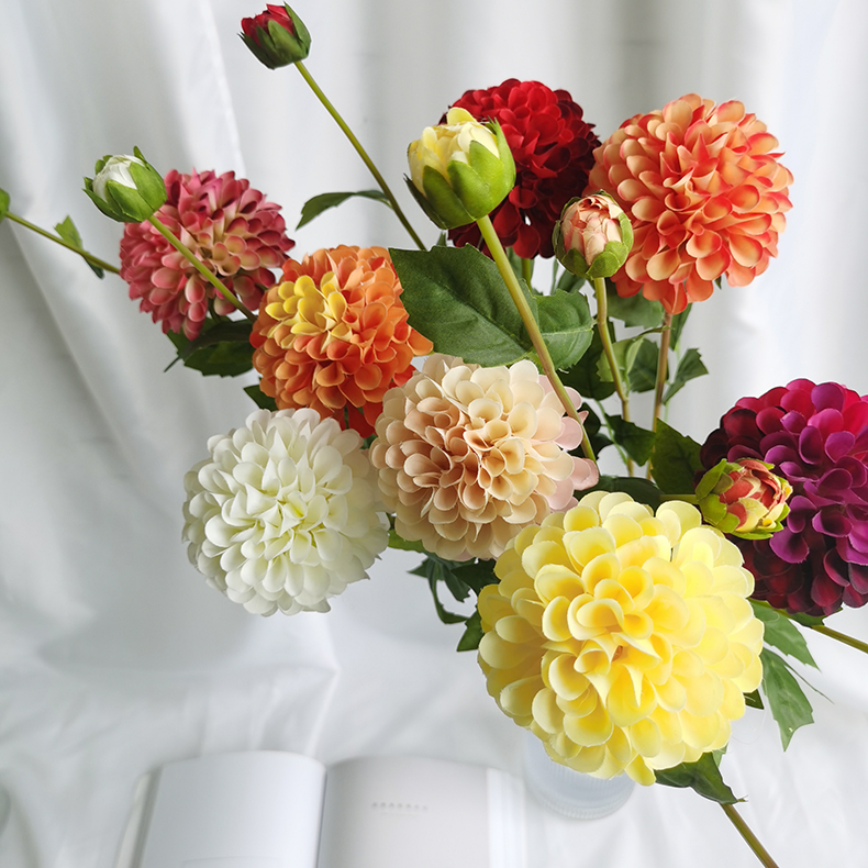 Simulation ajaniopsis penicilliformis faux flower home wedding decoration silk artificial flowers manufacturer