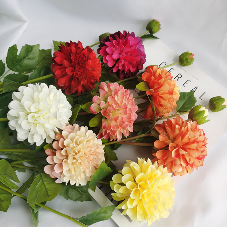 Simulation ajaniopsis penicilliformis faux flower home wedding decoration silk artificial flowers manufacturer