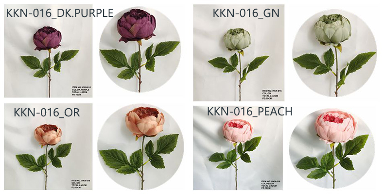 high quality artificial peony silk flower manufacturer simulation flowers home wedding decoration peony flowers