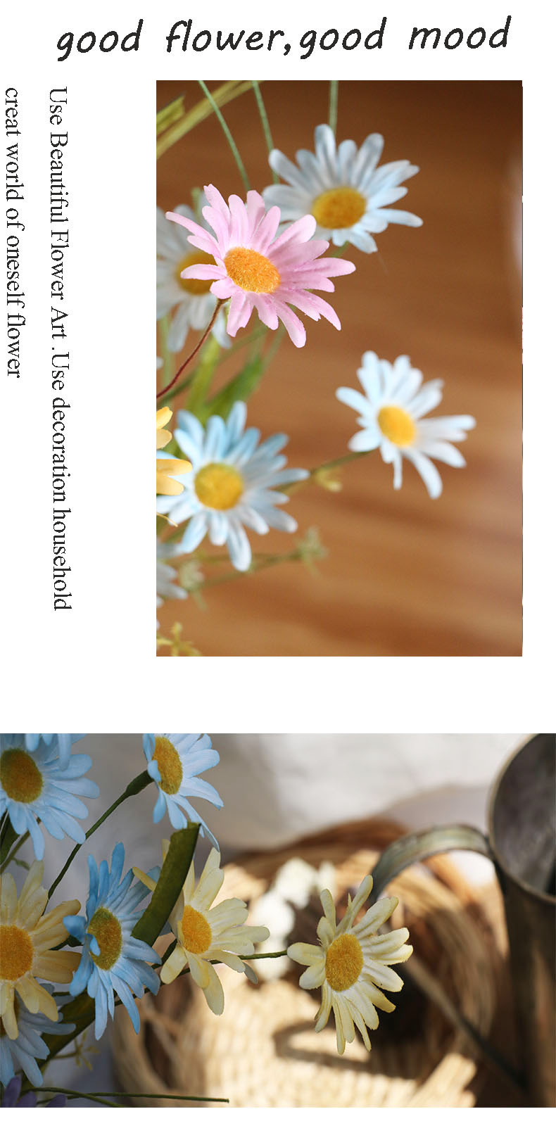 home decor 2022 elegant temperament simulation wild flowers high quality home creative decoration artificial grass flower