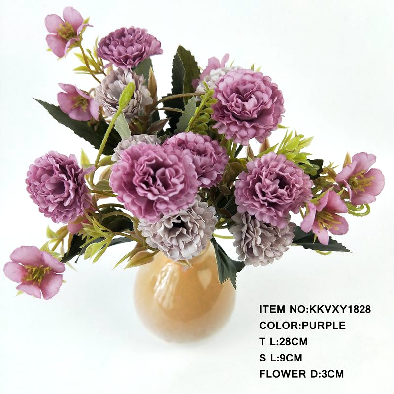 New High Quality Artificial Little  Carnation Flower Bouquet For Home Decoration