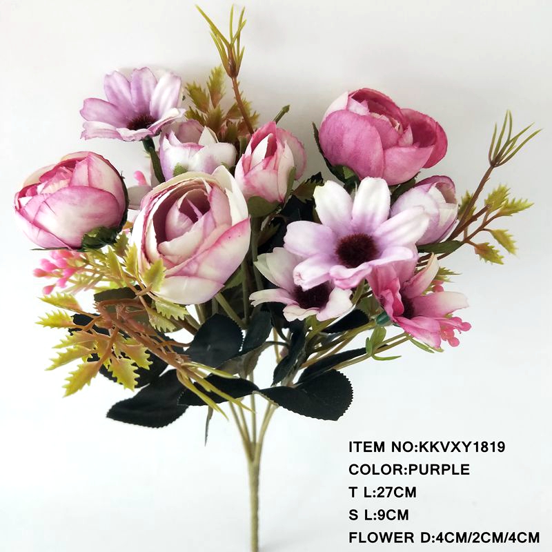 New High Quality Artificial Chrysanthemum Flower Bouquet For Home Decoration