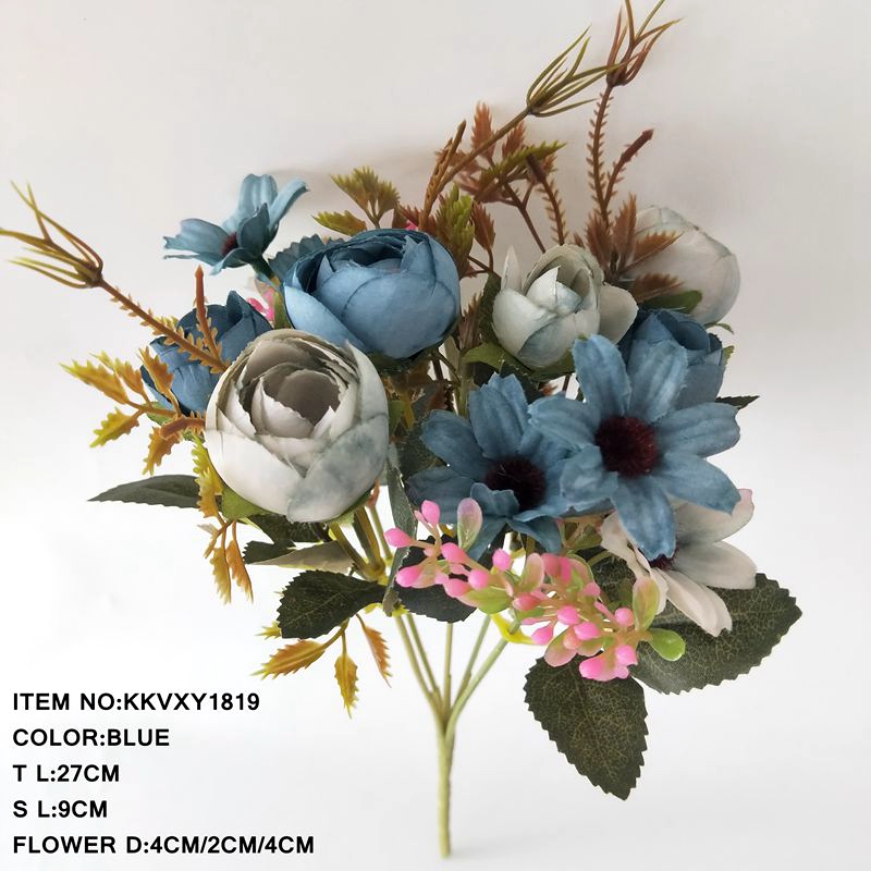 New High Quality Artificial Chrysanthemum Flower Bouquet For Home Decoration