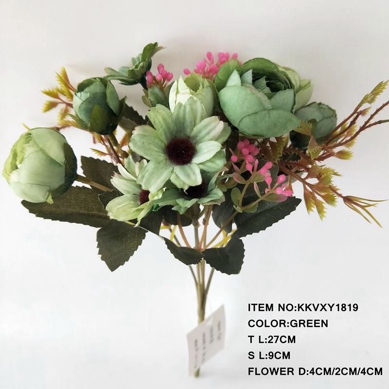 New High Quality Artificial Chrysanthemum Flower Bouquet For Home Decoration